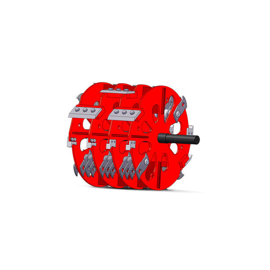 Broyeur de branches thermique sur remorque NEGRI R335BK380N