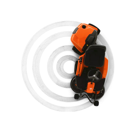 Tracteur tondeuse Rider à coupe frontale HUSQVARNA R112C