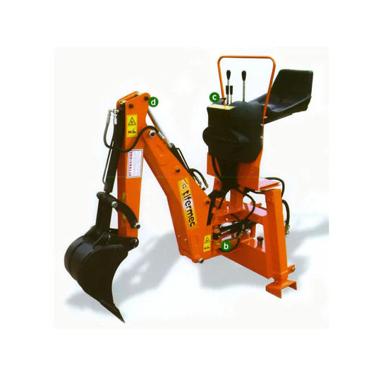 Pelle rétro sur attelage 3 points Tifermec SOLYCIA