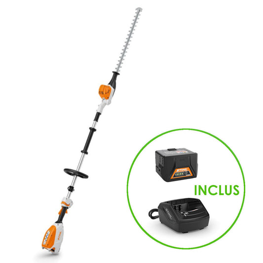 Taille-haie sur perche à batterie STIHL HLA 56 Pack