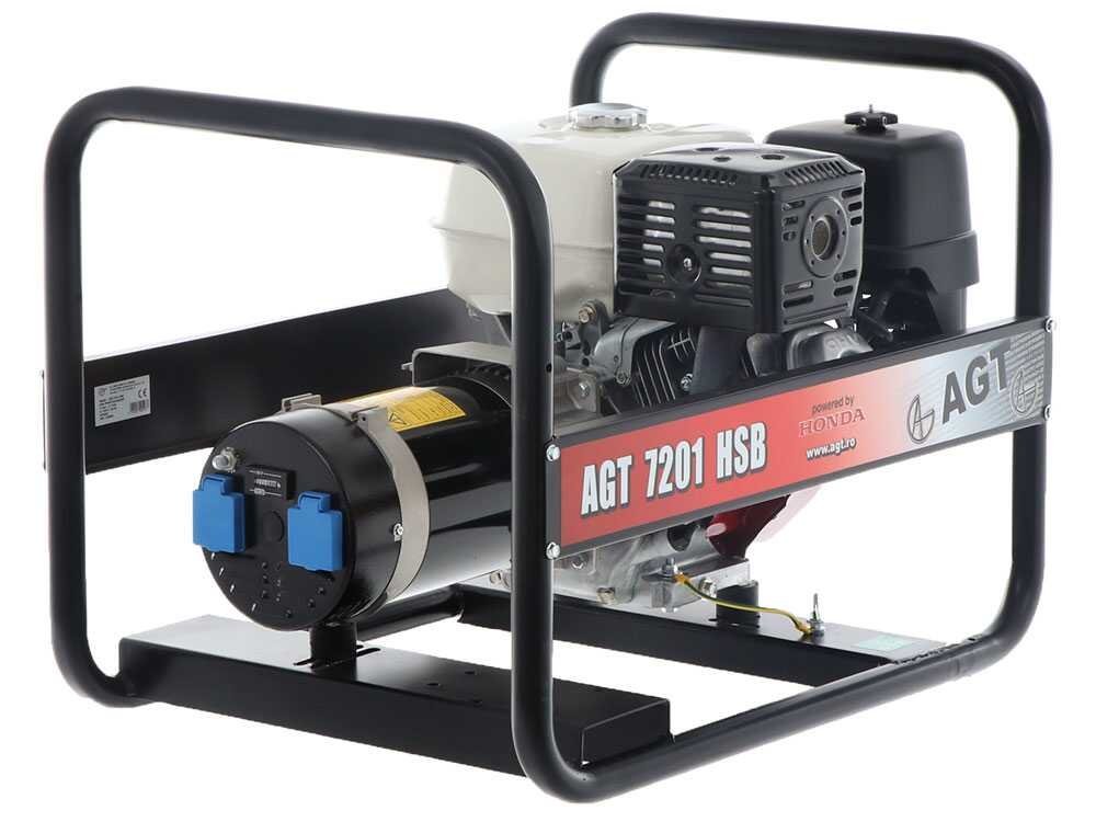 agt 7201 hsb groupe électrogène 6.1 kw monophasé à essence moteur honda gx390 agt 7201 hsb groupe électrogène 6.1 kw monophasé à essence moteur honda gx390