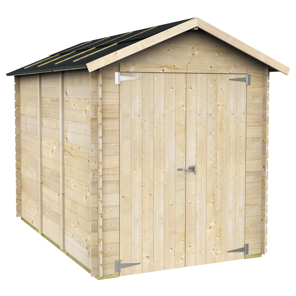 alce fiamma 178x273 abri de jardin en bois 178x273x226 cm