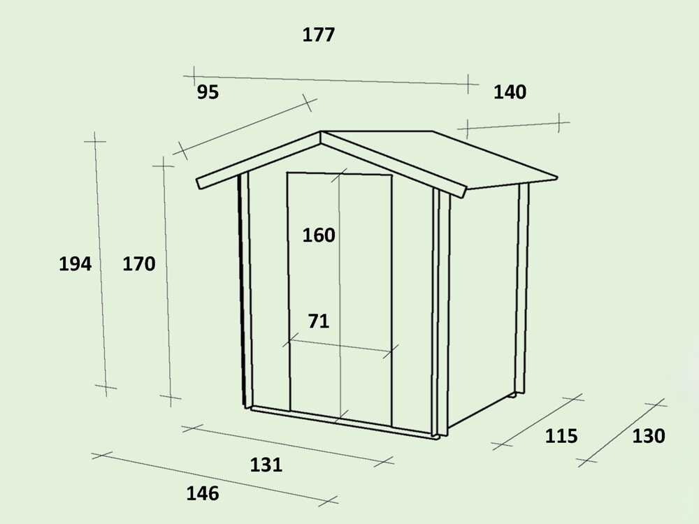 alce flavia 146x130 abri de jardin en bois avec fenêtre frontale 146x130x194 cm alce flavia 146x130 abri de jardin en bois avec fenêtre frontale 146x130x194 cm