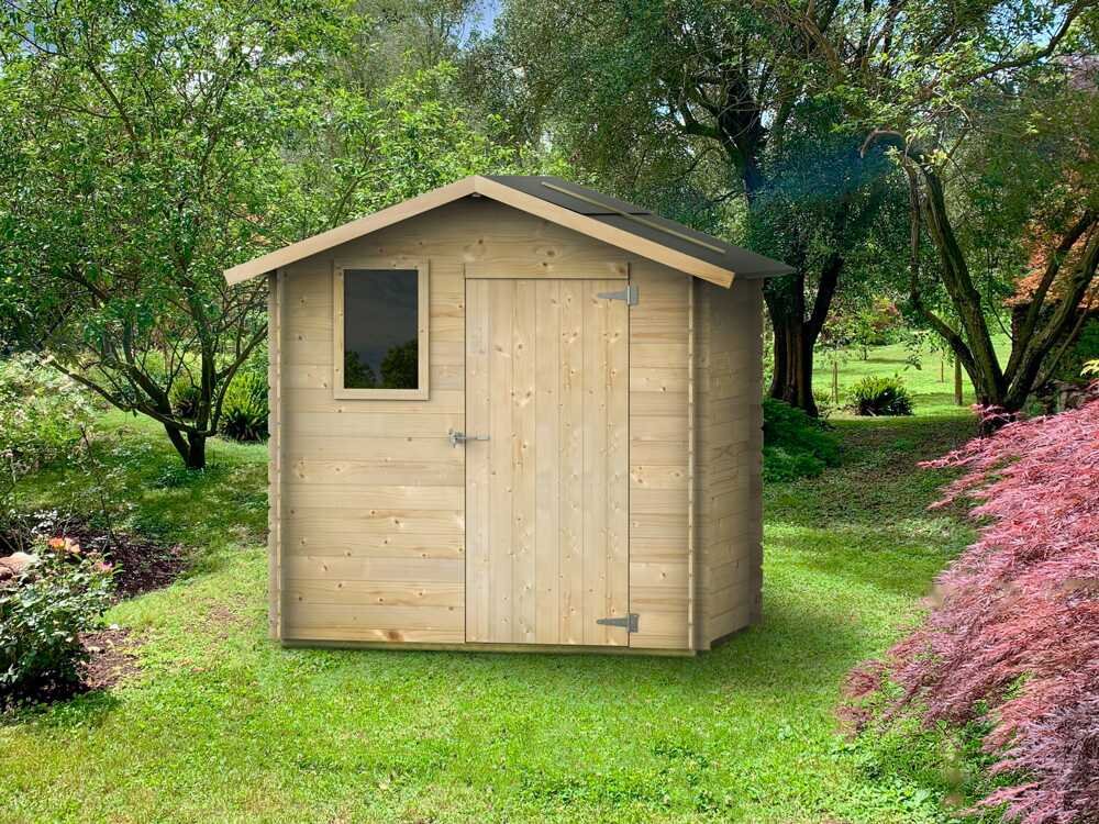 alce livia 198x130 abri de jardin en bois avec fenêtre frontale 198x130x205 cm alce livia 198x130 abri de jardin en bois avec fenêtre frontale 198x130x205 cm