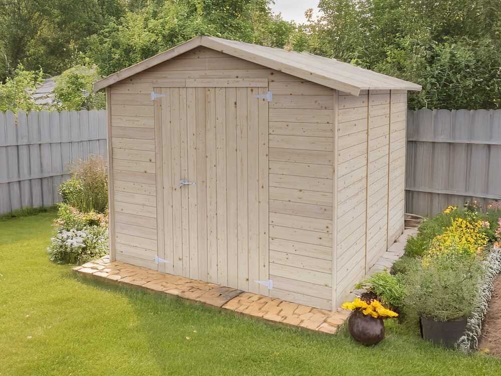 alce stefy 238x245 abri de jardin en bois 238x245x220 cm alce stefy 238x245 abri de jardin en bois 238x245x220 cm