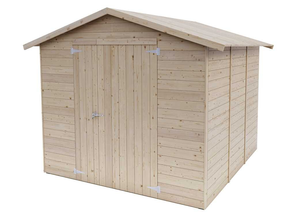 alce stefy 238x245 abri de jardin en bois 238x245x220 cm alce stefy 238x245 abri de jardin en bois 238x245x220 cm