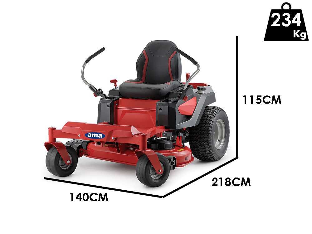 ama z turn ztr107h tracteur autoporté professionnel à rayon de braquage zéro Éjection latérale moteur 546 cm3 ama z turn ztr107h tracteur autoporté professionnel à rayon de braquage zéro Éjection latérale moteur 546 cm3