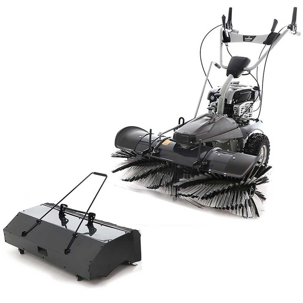 balayeuse thermique blackstone gs100v k largeur de travail 100 cm b&s bac de ramassage