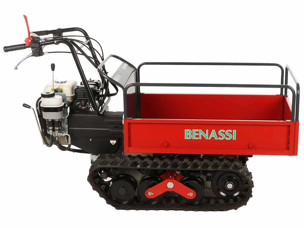 benassi m503h brouette à chenilles benne hydraulique extensible capacité 550 kg benassi m503h brouette à chenilles benne hydraulique extensible capacité 550 kg