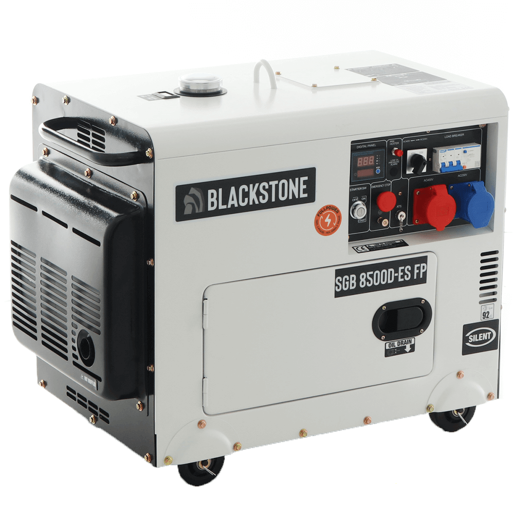 blackstone sgb 8500 d es fp groupe électrogène diesel fullpower puissance nominale 6.3 kw