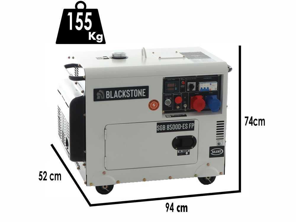 blackstone sgb 8500 d es fp groupe électrogène diesel insonorisé avec avr 6.3 kw continue 6 kw full power + ats triphasé blackstone sgb 8500 d es fp groupe électrogène diesel insonorisé avec avr 6.3 kw continue 6 kw full power + ats triphasé