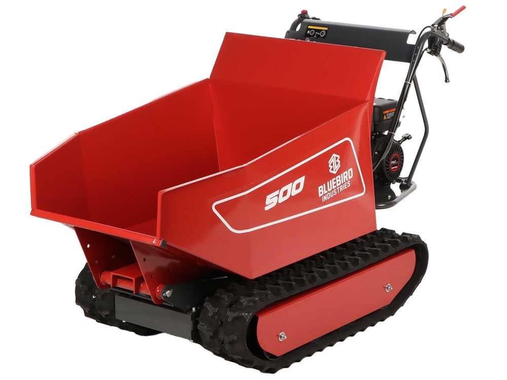 blue bird carrier 500 dh brouette à moteur à chenilles benne dumper capacité 500 kg blue bird carrier 500 dh brouette à moteur à chenilles benne dumper capacité 500 kg