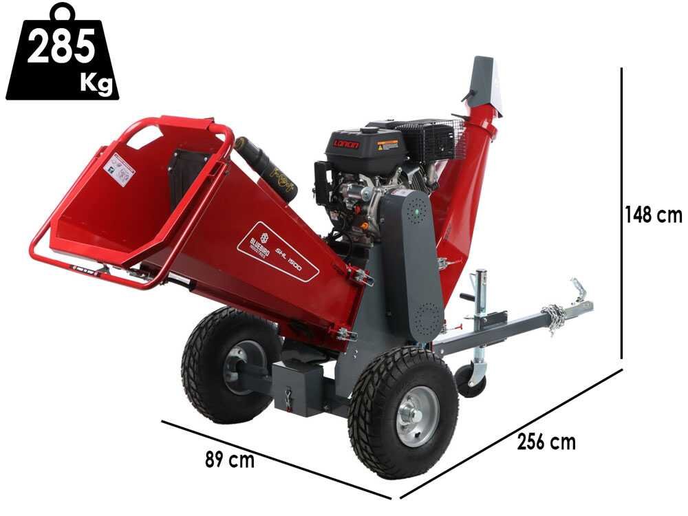 blue bird shl 1500 broyeur thermique à branches moteur loncin g420fd blue bird shl 1500 broyeur thermique à branches moteur loncin g420fd