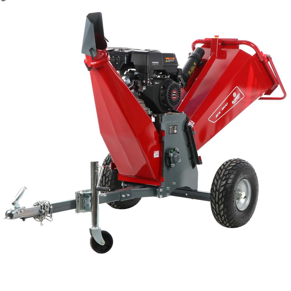 blue bird shl 1500 broyeur thermique à branches moteur loncin g420fd