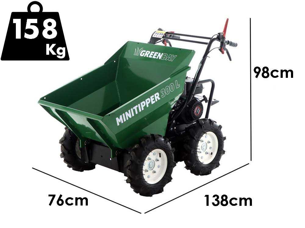brouette 4x4 à essence greenbay minitipper 300 l moteur loncin g200f brouette 4x4 à essence greenbay minitipper 300 l moteur loncin g200f