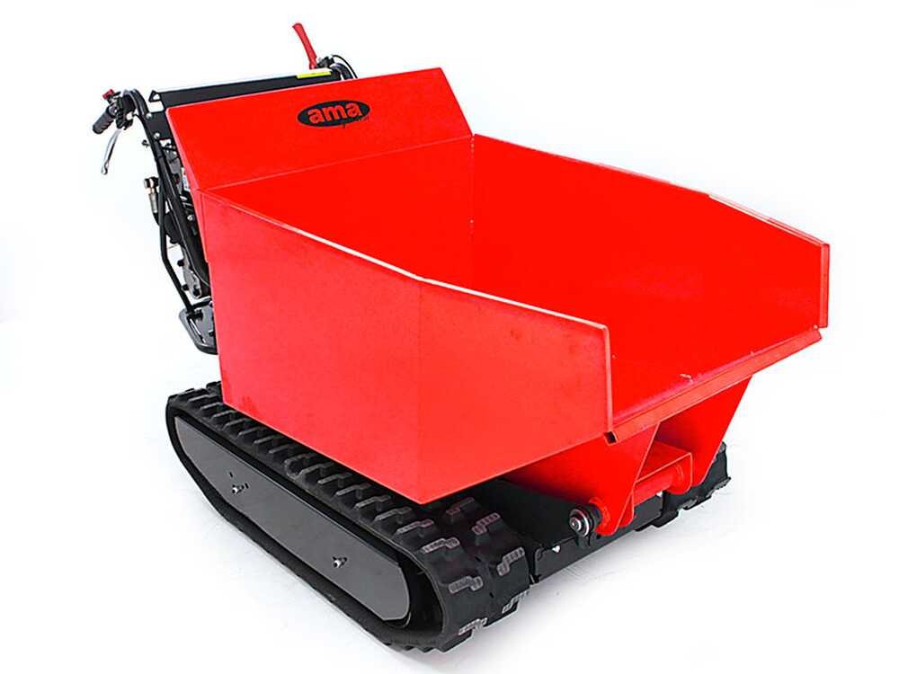 brouette à chenilles ama tag500td avec benne dumper hydraulique charge 500 kg brouette à chenilles ama tag500td avec benne dumper hydraulique charge 500 kg