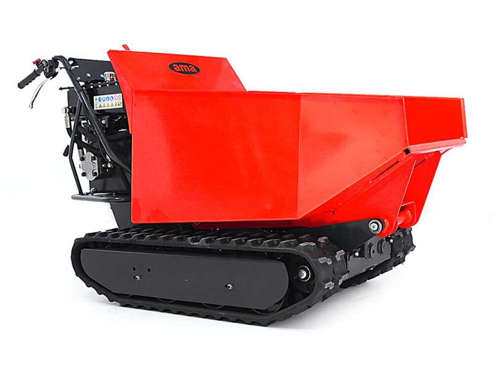 brouette à chenilles ama tag500td avec benne dumper hydraulique charge 500 kg brouette à chenilles ama tag500td avec benne dumper hydraulique charge 500 kg