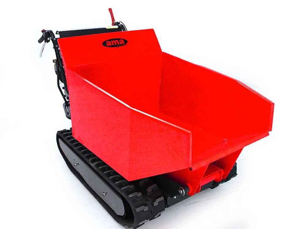 brouette à chenilles ama tag500td avec benne dumper hydraulique charge 500 kg brouette à chenilles ama tag500td avec benne dumper hydraulique charge 500 kg