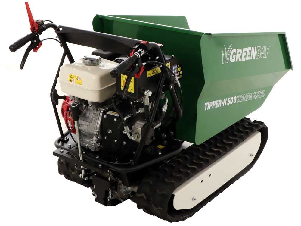 brouette à chenilles dumper greenbay tipper h 500 moteur honda gx270 brouette à chenilles dumper greenbay tipper h 500 moteur honda gx270
