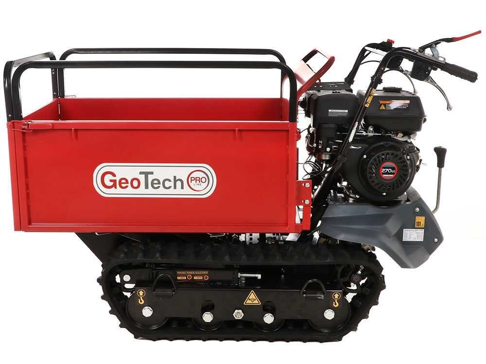 brouette à chenilles geotechpro geoporter h 540e hydro caisson extensible hydraulique 500kg brouette à chenilles geotechpro geoporter h 540e hydro caisson extensible hydraulique 500kg