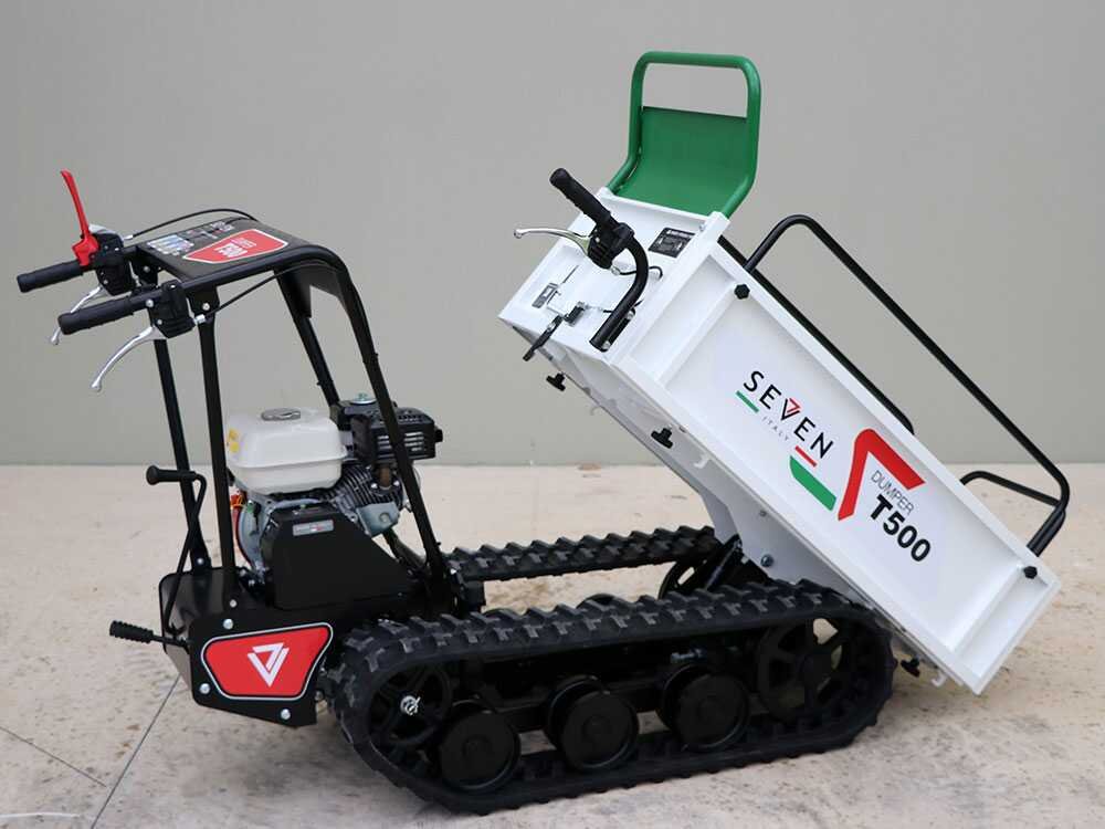 brouette à chenilles seven italy t500 gx benne extensible capacité 500 kg brouette à chenilles seven italy t500 gx benne extensible capacité 500 kg