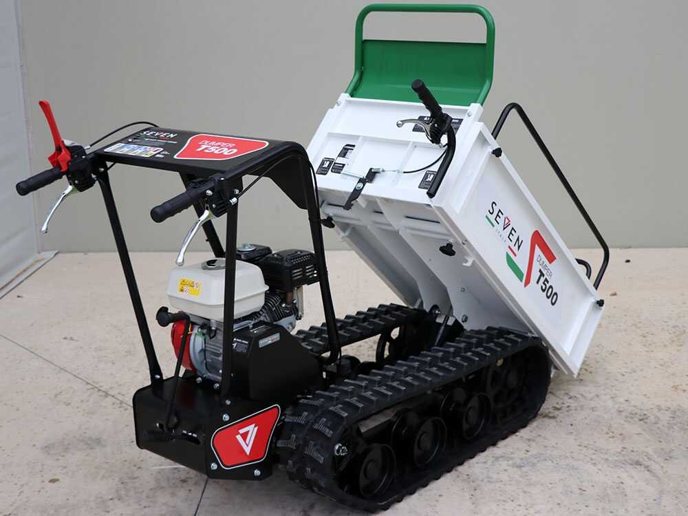 brouette à chenilles seven italy t500 gx benne extensible capacité 500 kg brouette à chenilles seven italy t500 gx benne extensible capacité 500 kg