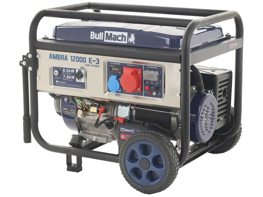 bullmach ambra 12000 e 3 groupe électrogène 8.5 kw triphasé version sur chariot bullmach ambra 12000 e 3 groupe électrogène 8.5 kw triphasé version sur chariot