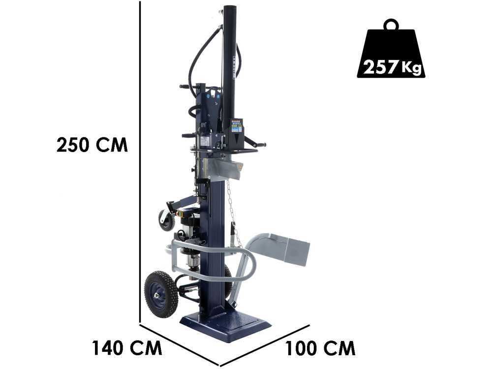 bullmach bm ls e 18 v fendeuse à bois électrique verticale 230v bullmach bm ls e 18 v fendeuse à bois électrique verticale 230v