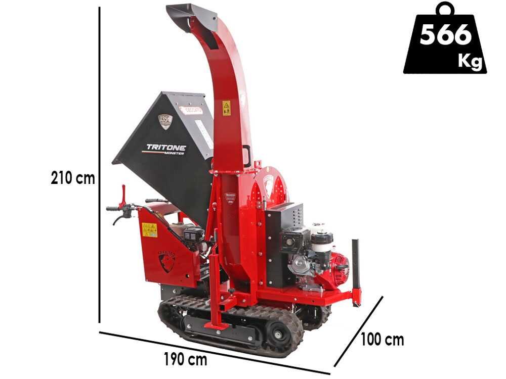 ceccato tritone monster cingo broyeur autotracté à chenilles moteur honda gx390 ceccato tritone monster cingo broyeur autotracté à chenilles moteur honda gx390