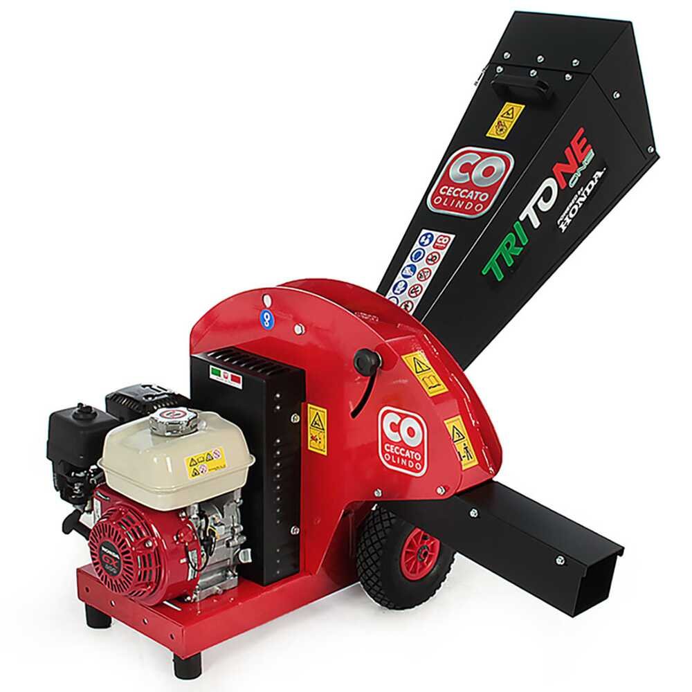 ceccato tritone one broyeur de branches thermique moteur honda gx 200