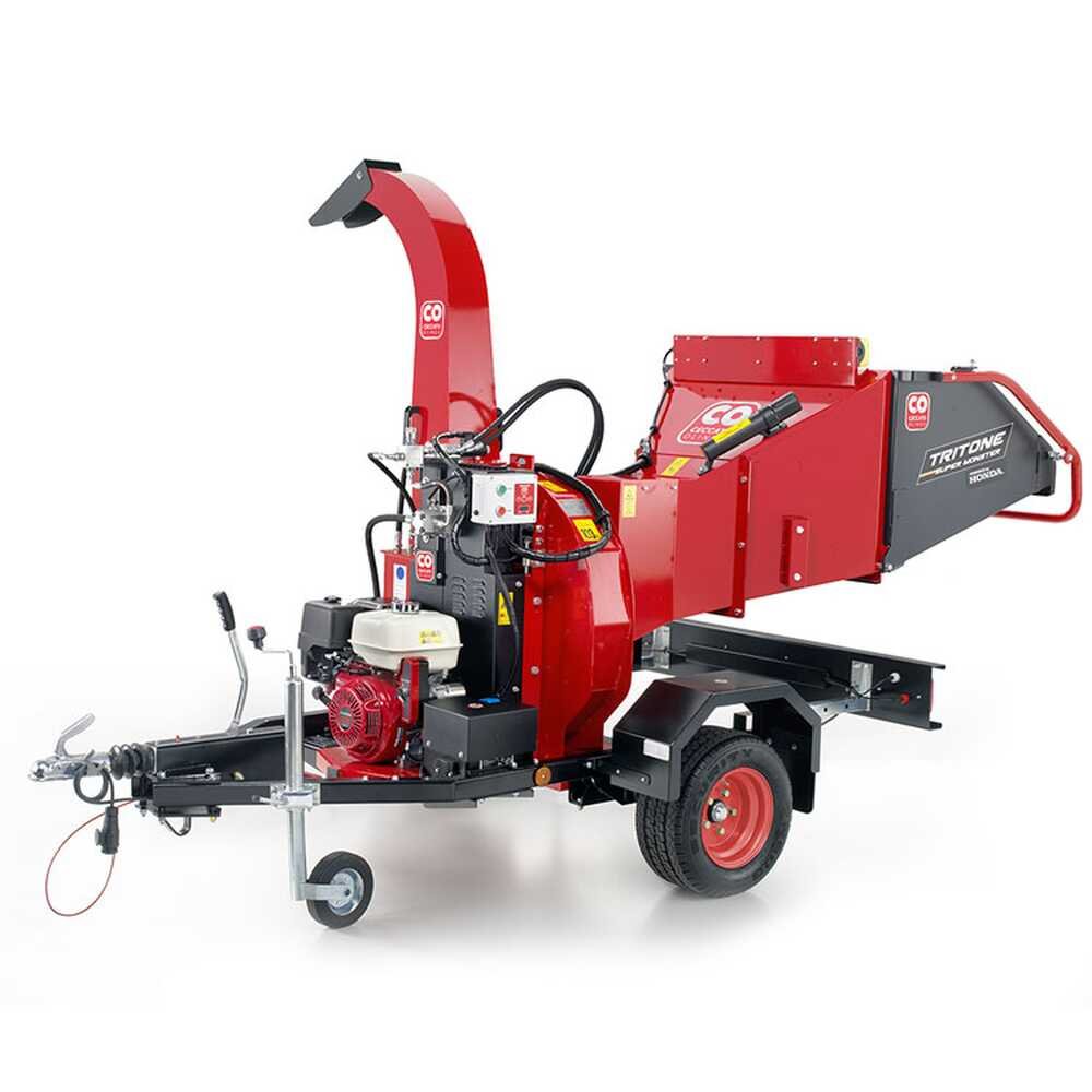 ceccato tritone super monster broyeur thermique professionnel sur roues motore honda gx390