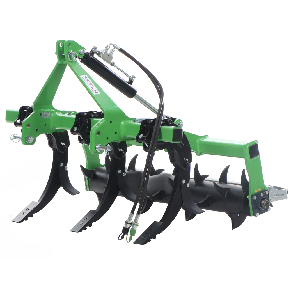 décompacteur agricole seven italy simply à 3 dents 120 cm rouleau hydraulique