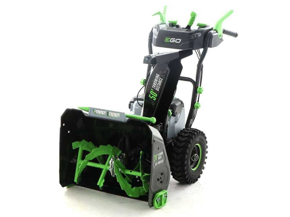 ego snt 2400e fraise à neige à batterie 2x 56v 7.5ah ego snt 2400e fraise à neige à batterie 2x 56v 7.5ah