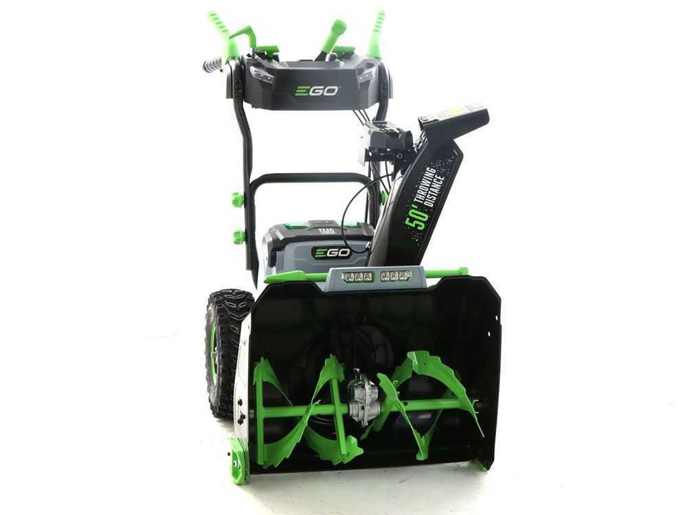 ego snt 2400e fraise à neige à batterie 2x 56v 7.5ah ego snt 2400e fraise à neige à batterie 2x 56v 7.5ah