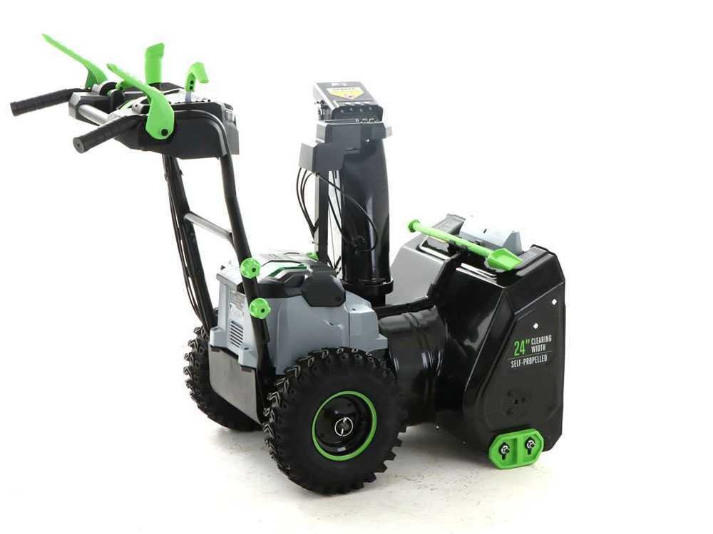 ego snt 2400e fraise à neige à batterie 2x 56v 7.5ah ego snt 2400e fraise à neige à batterie 2x 56v 7.5ah