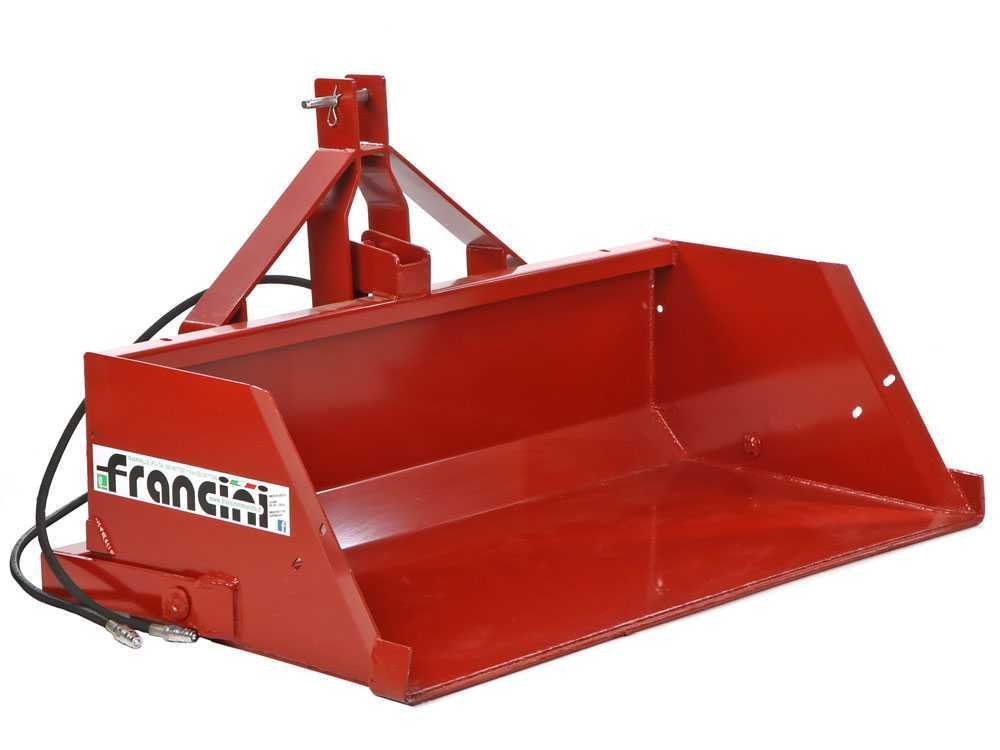 francini pr 180 godet arrière hydraulique pour tracteur de 180 cm capacité de charge 700kg francini pr 180 godet arrière hydraulique pour tracteur de 180 cm capacité de charge 700kg