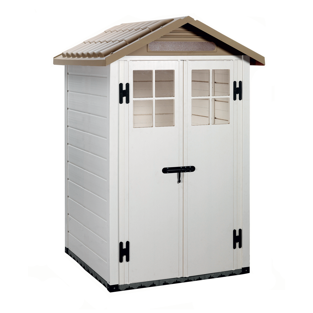 garofalo tuscany evo 120 abri de jardin avec fenêtres et porte à double battant 122