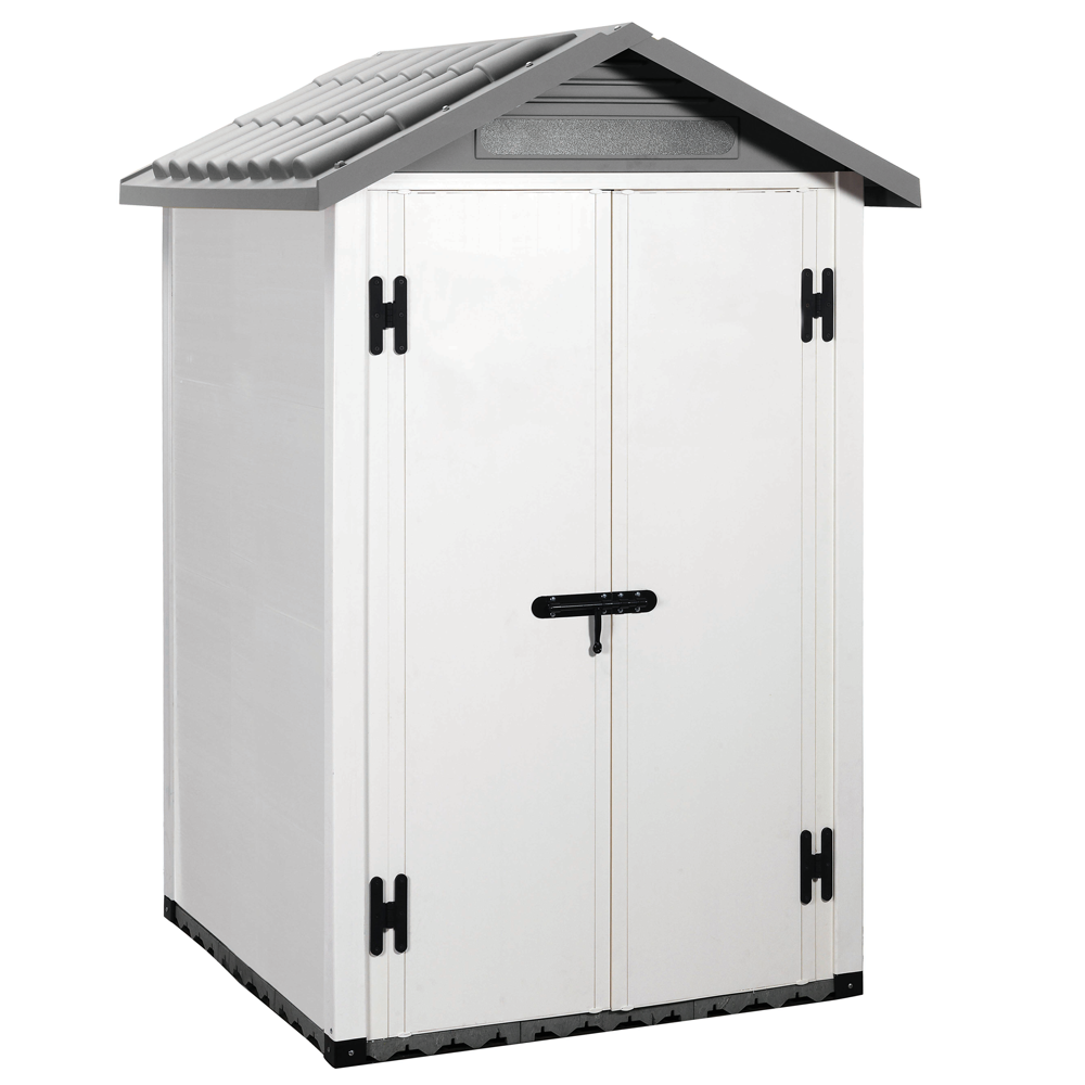 garofalo urban 120 abri de jardin avec porte à double battant 122