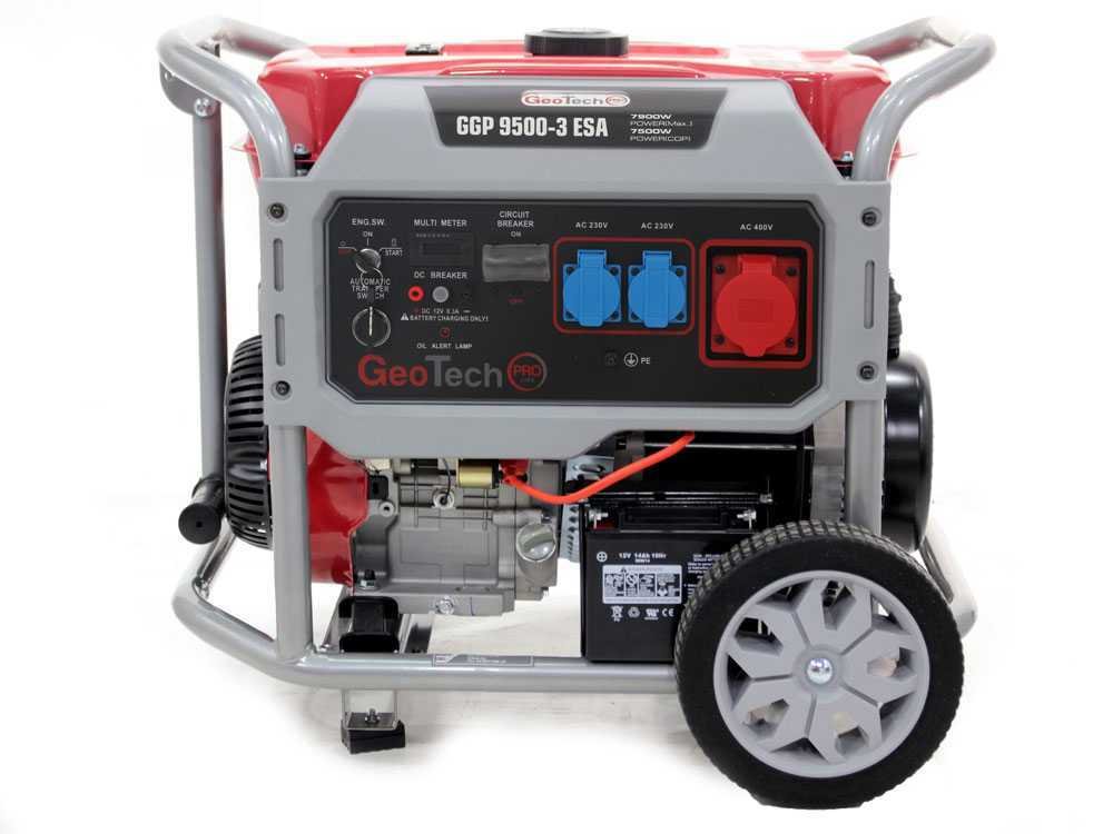 geotech pro ggp 9500 3 esa groupe électrogène sur chariot avec avr dém. électrique 7.8 kw continue 7.5 kw + ats geotech pro ggp 9500 3 esa groupe électrogène sur chariot avec avr dém. électrique 7.8 kw continue 7.5 kw + ats