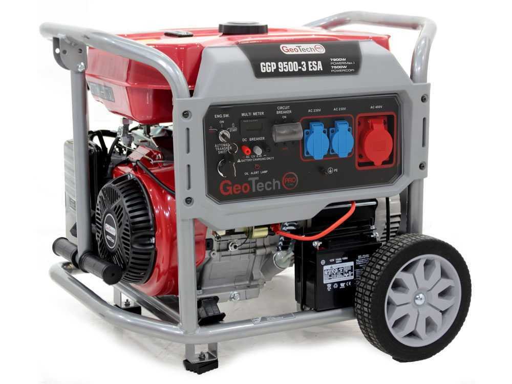 geotech pro ggp 9500 3 esa groupe électrogène sur chariot avec avr dém. électrique 7.8 kw continue 7.5 kw + ats geotech pro ggp 9500 3 esa groupe électrogène sur chariot avec avr dém. électrique 7.8 kw continue 7.5 kw + ats