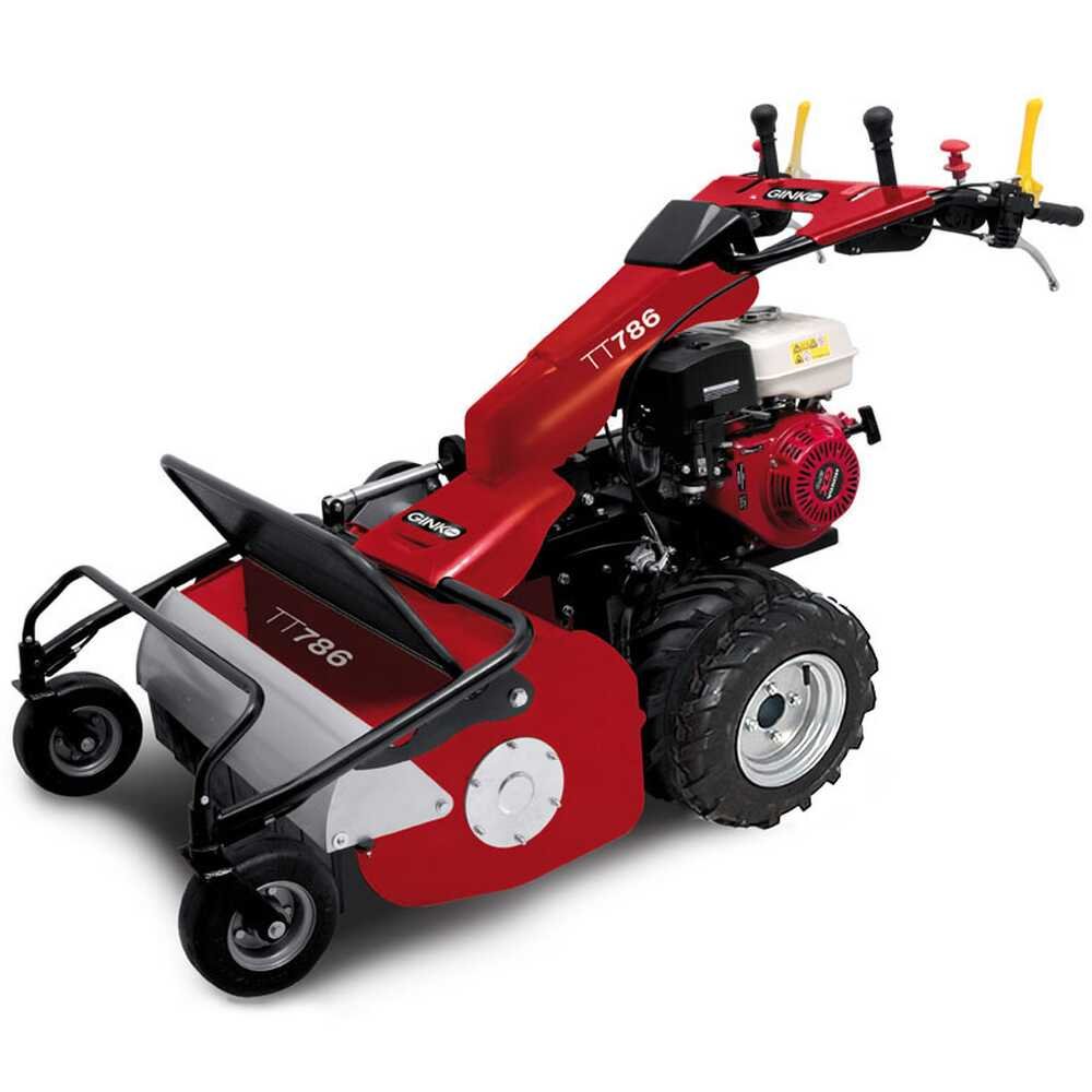 ginko mgm tt 786 tondeuse débroussailleuse professionnelle à couteaux