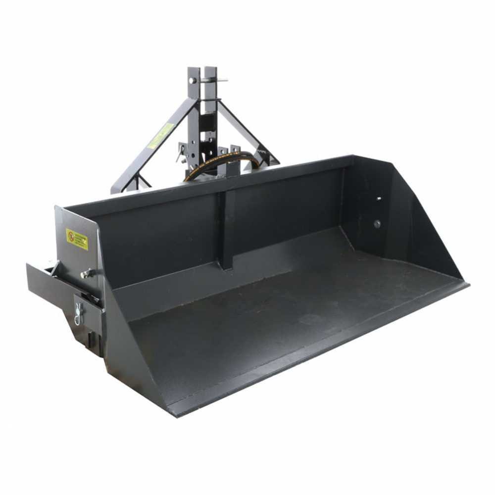 godet arrière hydraulique pour tracteur blackstone b pal h 180 de 180 cm charge 700kg