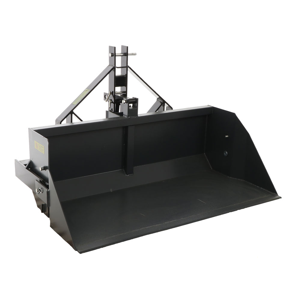 godet arrière pour tracteur blackstone b pal 160 avec lame de 160 cm charge 700kg