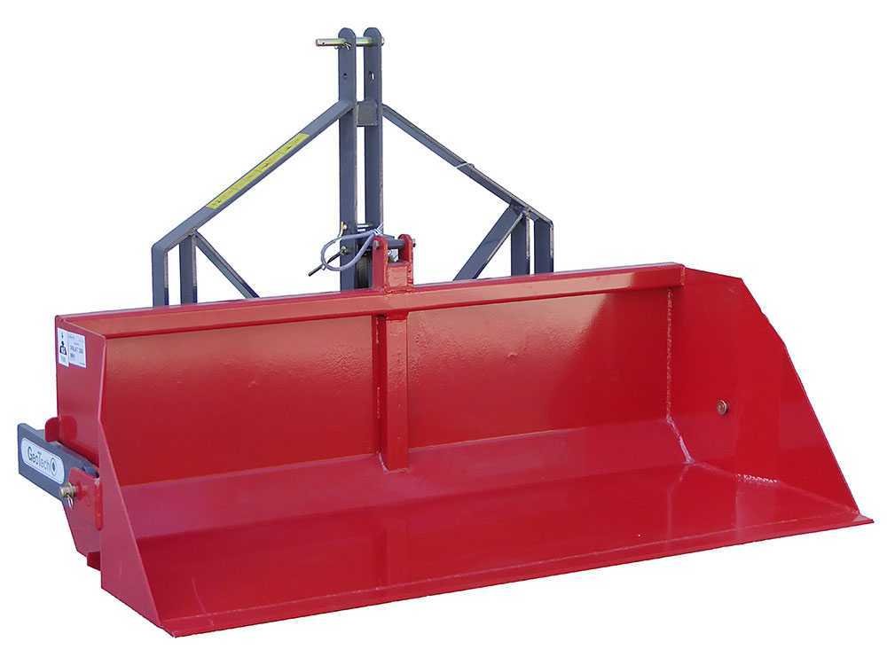 godet postérieur pour tracteur geotech de 180 cm série lourde capacité charge 700 kg godet postérieur pour tracteur geotech de 180 cm série lourde capacité charge 700 kg