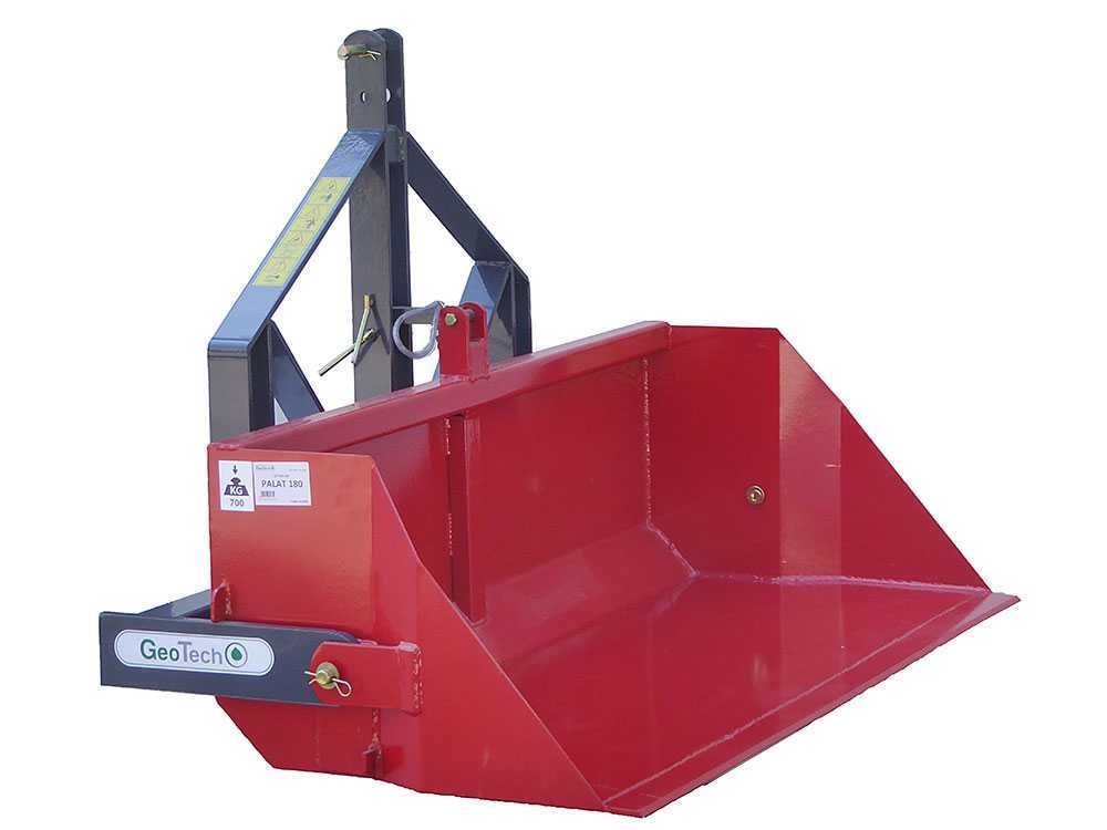 godet postérieur pour tracteur geotech de 180 cm série lourde capacité charge 700 kg godet postérieur pour tracteur geotech de 180 cm série lourde capacité charge 700 kg