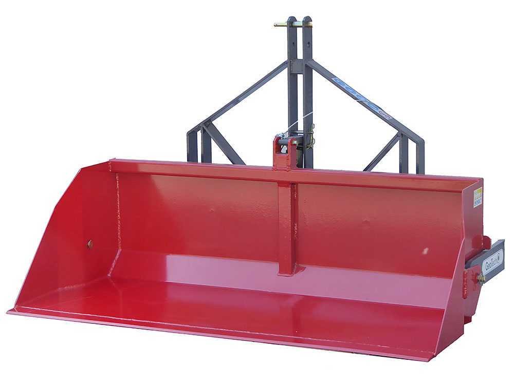 godet postérieur pour tracteur geotech de 180 cm série lourde capacité charge 700 kg godet postérieur pour tracteur geotech de 180 cm série lourde capacité charge 700 kg