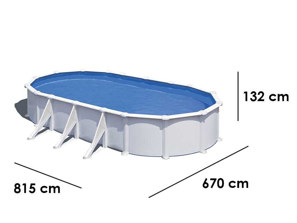 gre atlantis ovale 800x470x132cm piscine hors sol en acier gre atlantis ovale 800x470x132cm piscine hors sol en acier