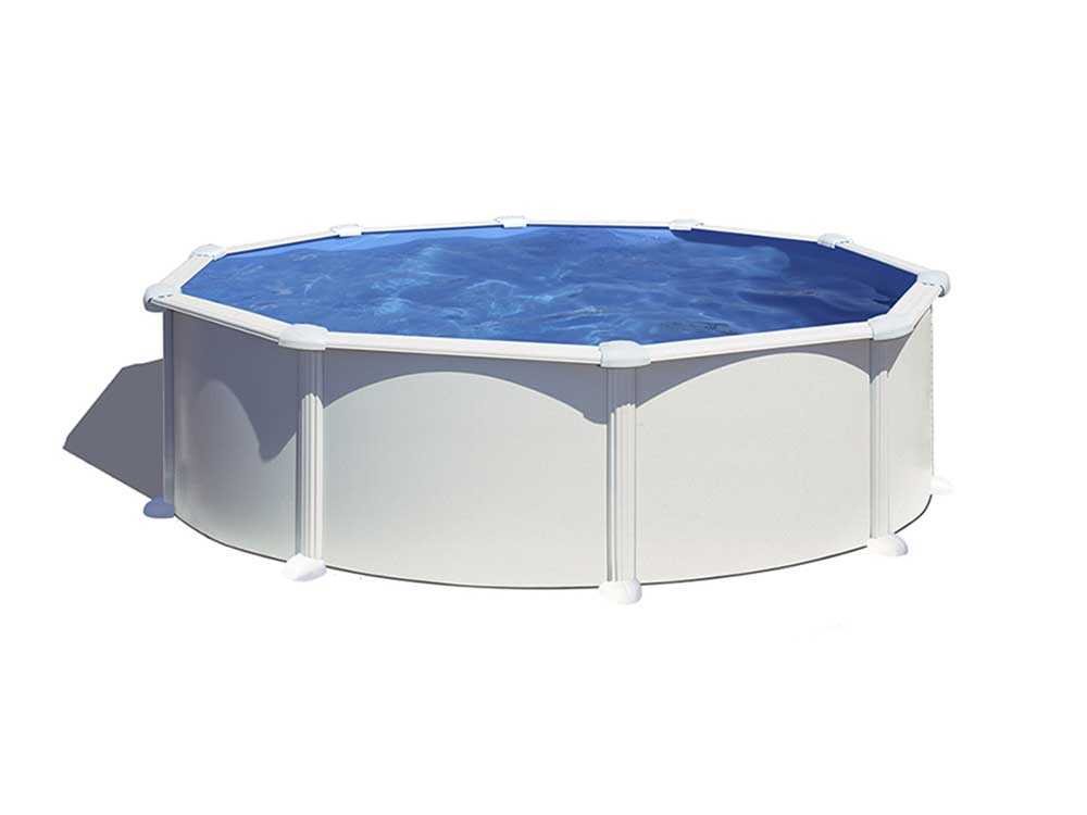 gre atlantis ronde Ø460 x 132cm piscine hors sol en acier gre atlantis ronde Ø460 x 132cm piscine hors sol en acier