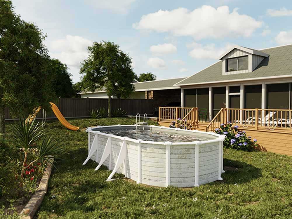 gre finlandia ovale 730x375x120cm piscine hors sol en acier gre finlandia ovale 730x375x120cm piscine hors sol en acier