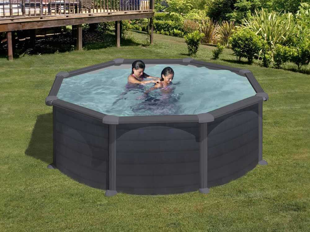 gre granada ronde Ø350 x 132 cm piscine hors sol en acier gre granada ronde Ø350 x 132 cm piscine hors sol en acier